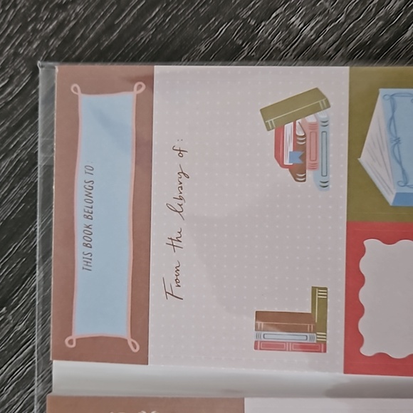 New Sealed Pack of 80 Customizable Book Plate Stickers from Barnes and Noble - Picture 4 of 7